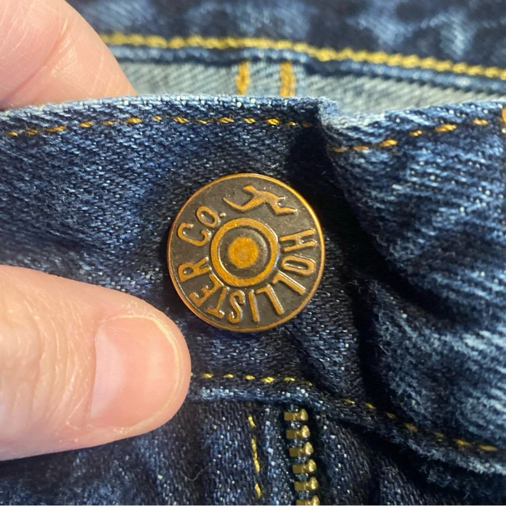 Hollister Denim Jeans Men’s 32x32 Dark Wash Classic Straight The Hollister EUC - Picture 8 of 10